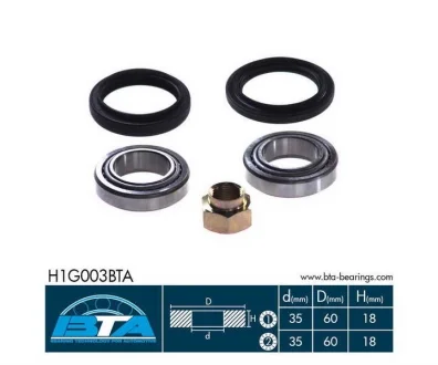 Подшипник колеса, комплект BTA H1G003BTA