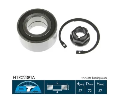 Подшипник колеса, комплект BTA H1R023BTA