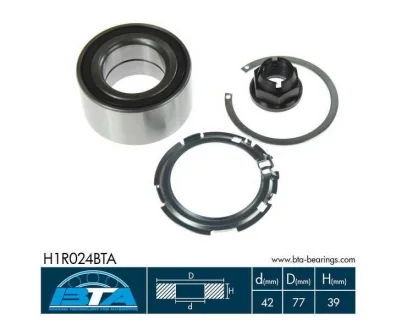 Подшипник колеса, комплект BTA H1R024BTA