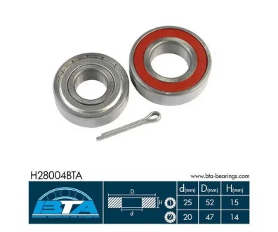 Подшипник колеса, комплект BTA H28004BTA
