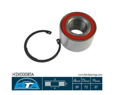 Підшипник колеса,комплект BTA H2X000BTA