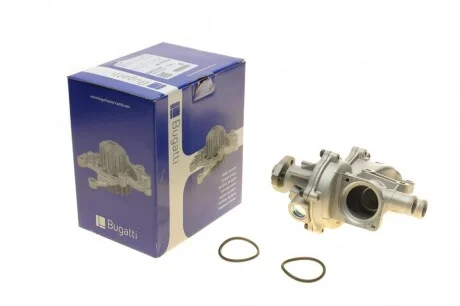 Помпа воды Audi 80/100/VW Caddy/Golf/T4 1.3-2.0/1.6-1.9TD/TDI 76-03 (B/B) (6 лоп) (с корпусом) BUGATTI PA0319C