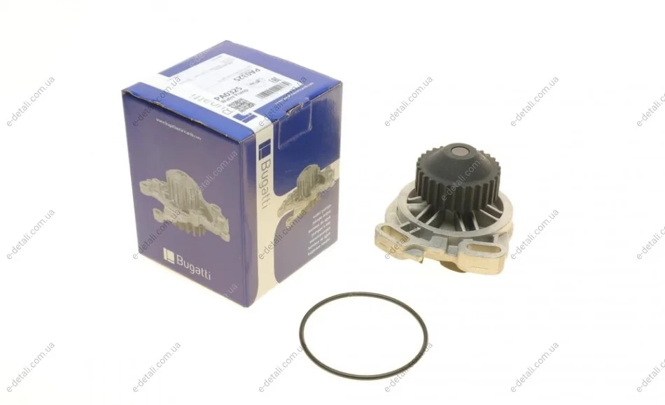 Помпа води Audi 100/200/90 1.9-2.3 82-91 (29z) (B/B) (5 лоп.) BUGATTI PA0325 (фото 1)