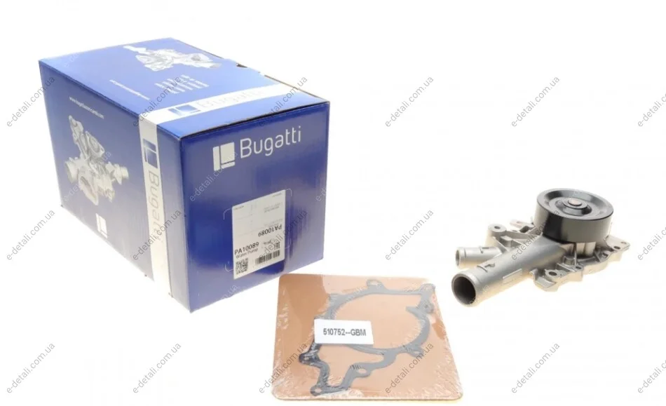 Помпа води MB S-class (W220) 3.2 CDI 99-02 (B/B) (8 лоп.) BUGATTI PA10089 (фото 1)