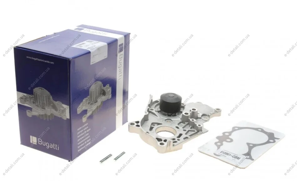 Помпа води Toyota Avensis II/Corolla VII/VIII 2.0D-4D 03-09 BUGATTI PA10127 (фото 1)