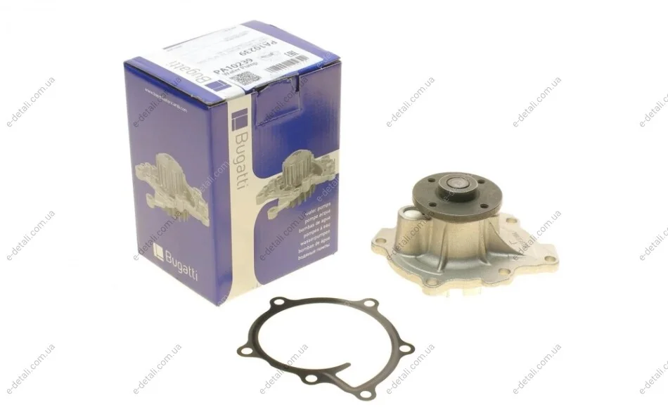 Помпа воды Citroen C4/Peugeot 4008 1.8HDi 12-/Mitsubishi Lancer 1.8DI-D/Outlander 2.2DI-D(B/B)(8лоп) BUGATTI PA10239 (фото 1)