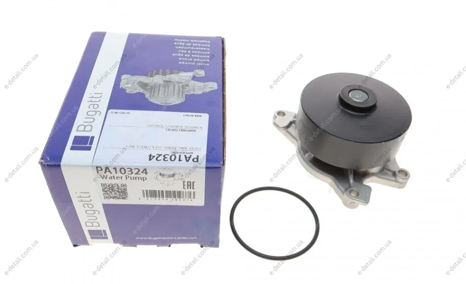 Помпа воды Toyota Avensis 00-08/Corolla 1.4-1.8 VVT-i 99-07 BUGATTI PA10324 (фото 1)