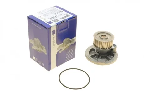 Помпа воды Opel Astra F/G/H/Omega B/Vectra A/B/Zafira A/B 1.8i/2.0i/2.2i/2.4 94-10 (R/B) (8 лоп) BUGATTI PA10327