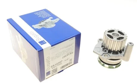 Помпа воды Audi A4/Skoda Fabia/Octavia/VW Caddy/Golf/Passat 1.2TDI/1.6TDI/2.0TDI 08- (R/B)(7лоп) BUGATTI PA10397