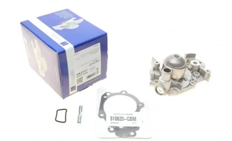Помпа води Renault Kangoo/Clio/Twingo 1.2 98-/Nissan Kubistar 1.2 03- (B/B) (6 лоп) BUGATTI PA7717