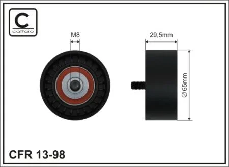 Ролик CAFFARO 1398