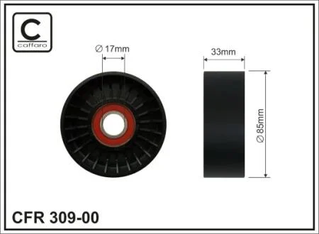 Ролик CAFFARO 30900