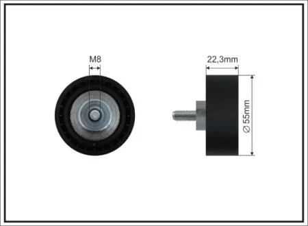 Ролик поліклинового ременя MINI (R56) CAFFARO 500226