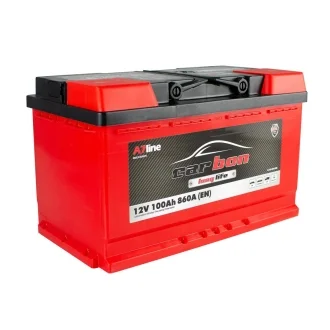 Аккумулятор 100 Ah/12V (короткий) CARBON CRB100-L4-00