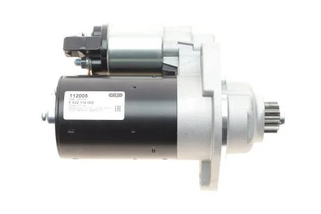 Стартер Seat Ibiza/Leon/Skoda Fabia/Octavia/VW Golf/Sharan 1.8/2.0 96-10 (1.1kw) (z=10) = 112005 CARGO F032112005