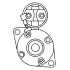 TOYOTA Стартер RAV 4 III 2.0 08-, RAV 4 IV 2.0 12- CARGO F032116864 (фото 2)