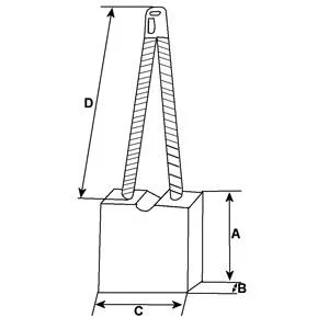 Щітка стартера CARGO F032900272