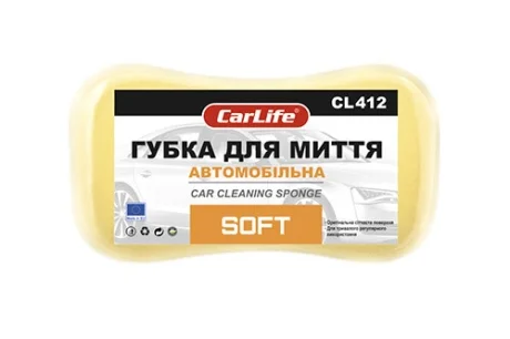 Губка для миття автомобіля 220*120*60 SOFT CARLIFE CarLife CL-412