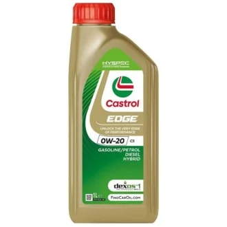 Масла моторные EDGE C5 0W-20 1л CASTROL 0W20 E C5 1L
