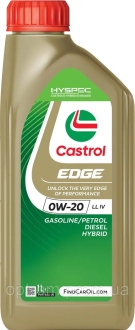 Масло моторное EDGE LL IV 0W-20 1л CASTROL 0W20 E LL IV 1L