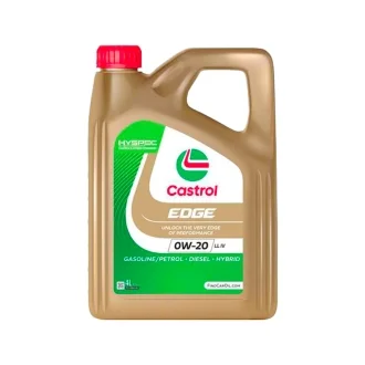 Масло моторное EDGE LL IV 0W-20 4л CASTROL 0W20 E LL IV 4L