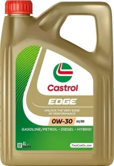 Масло моторное EDGE 0W-30 4л CASTROL 0W30 E A5/B5 4L