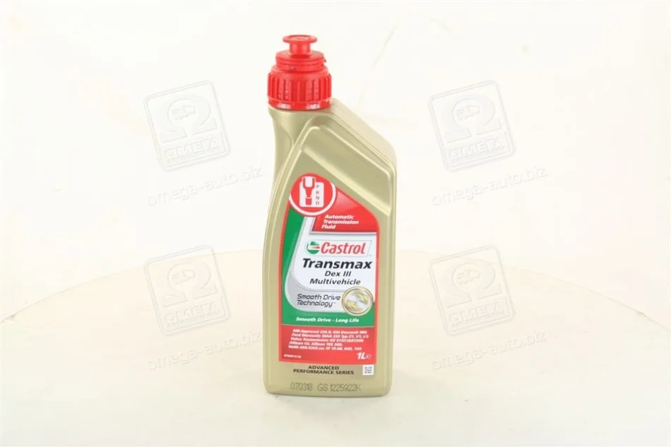 Трансмиссионное масло Castrol Transmax Dex III Multivehicle синтетическое 1 л CASTROL 157AB3 (фото 1)