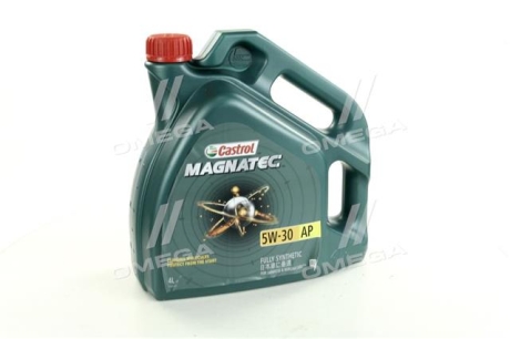 4л MAGNATEC 5W-30 AP Олива двигуна API SN, ILSAC GF-5 CASTROL 15C942 (фото 1)