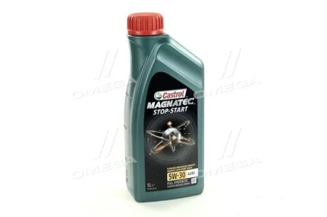 Масло ДВС 5W-30 Castrol MAGNATEC STOP-START ACEA A3/B4, 1л, синт. CASTROL 15C94C