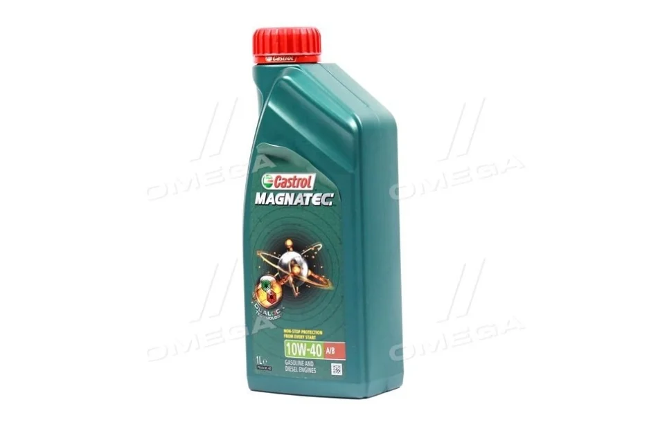 Олія ДВЗ 10W-40 Castrol MAGNATEC API SN, ACEA A3/B4, VW 501 01/505 00, 1л, п/синт. CASTROL 15CA1E (фото 1)
