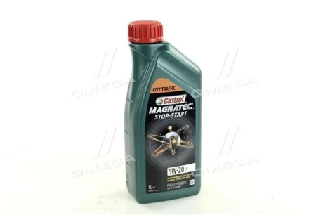 Масло ДВС 5W-20 Castrol MAGNATEC STOP-START API SN, ILSAC GF-5, Ford M2C948-B, 1л, синт. CASTROL 15CC52