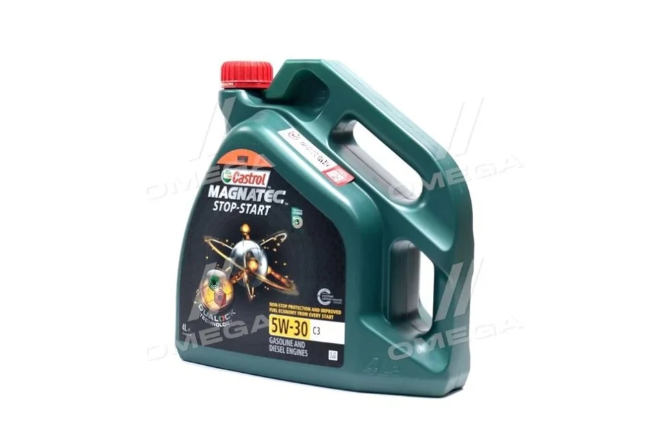 Масло моторное Castrol Magnatec Stop-Start 5W-30 C3 (Канистра 4л)) CASTROL 15D610 (фото 1)