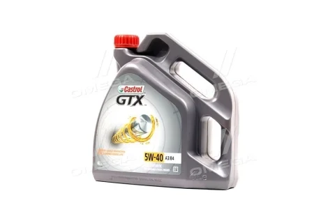 Масло моторное Castrol GTX 5W-40 A3/B4 (Канистра 4л)) CASTROL 15E62C