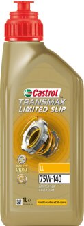 Фото олива трансміс. TRANSMAX LIMITED SLIP LL 75W-140 (Каністра 1л) CASTROL 15F1E6 Олива трансміс. TRANSMAX LIMITED SLIP LL 75W-140 (Каністра 1л) CASTROL 15F1E6