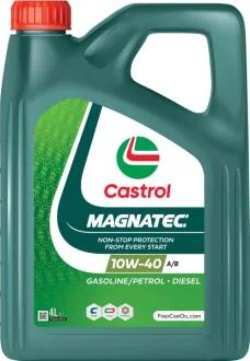 Масло ДВС 10W-40 Castrol MAGNATEC API SP, ACEA A/B, VW 501 01/505 00, 4л,п/синт. CASTROL 15F7CE