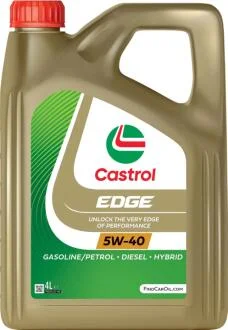 Масло ДВС 5W-40 Castrol EDGE API SN/CF, ACEA C3, GM dexos2, 4л, синт. CASTROL 15F7D6