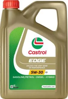 Масло ДВС 5W-30 Castrol EDGE C3 API SN/CF, ACEA C3, GM dexos2, 4л, синт. CASTROL 15F7ED