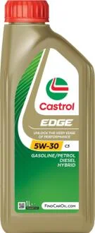Масло ДВС 5W-30 Castrol EDGE C3 API SN/CF, ACEA C3, GM dexos2, 1л, синт. CASTROL 15F7EF