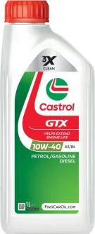 Олива моторна Castrol GTX 10W-40 A3/B4 (Каністра 1л) CASTROL 15F8FE