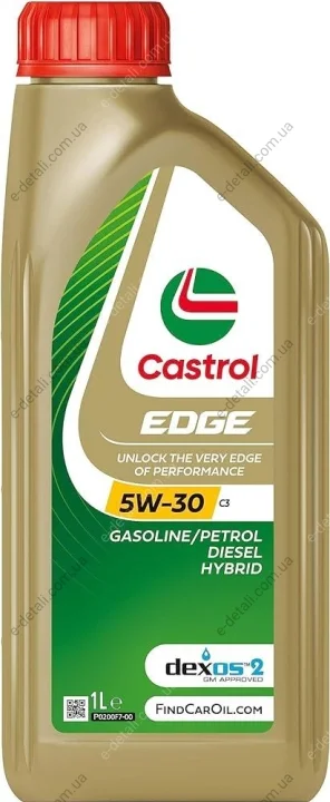 Масло моторное EDGE 5W-30 C3 1л CASTROL 5W30 E C3 1L (фото 1)