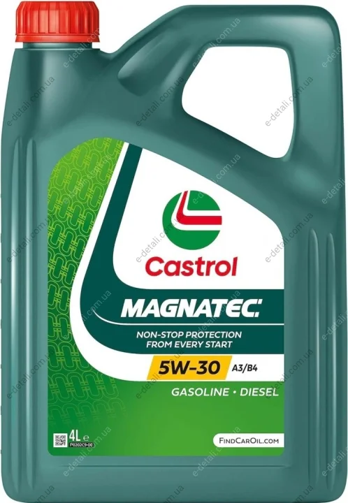 Олива моторна MAGNATEC 5W-30 A3/B4 4л CASTROL 5W30 M A3/B4 4L (фото 1)