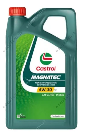 Масла моторные MAGNATEC 5W-30 C3 5л CASTROL 5W30 M C3 5L (фото 1)