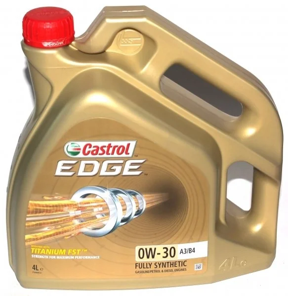 4л EDGE Titanium 0W-30 A3/B4 олива синт. ACEA A3/B3, A3/B4, API SL/CF, BMW Longlife-01, MB-Approval 229.3/229.5, VW502 00/505 00 CASTROL EDG0334-4X4 (фото 1)
