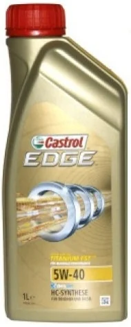1л EDGE Titanium 5W-40 олива синтетичн. ACEA C3 API SN/CF, GM dexos2, FIAT 9.55535-S2, Ford WSS-M2C917-A, MB 229.31,229.51,226.5, Renault RN 0700 / RN 0710, VW 505 00/ 505 01, BMW LL-01 CASTROL EDGE540-12X1 (фото 1)