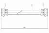 CAVO FIAT шланг гальмівний передн. ALFA 164 -98 Cavo C800 601A (фото 1)