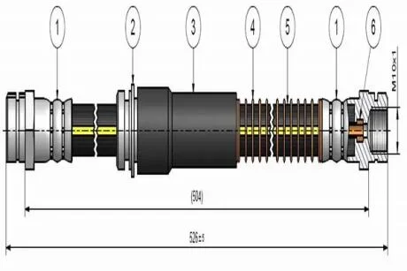 Шланг гальмівний пердній Cavo C900 617A