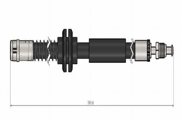CAVO VW гальмівний шланг передній AMAROK 2.0 TDI 10- Cavo C900 624A (фото 1)