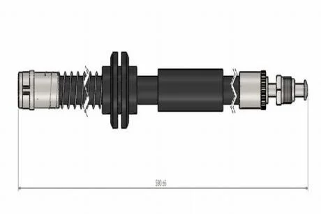 CAVO VW гальмівний шланг передній AMAROK 2.0 TDI 10- Cavo C900 624A