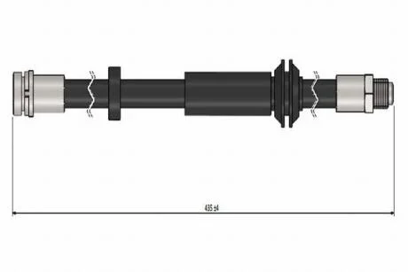 Шланг гальмівний задній Cavo C900 739A