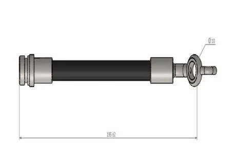 CAVO TOYOTA шланг гальм. задн. CORALLA, AURIS, VERSO 07- Cavo C900 955A